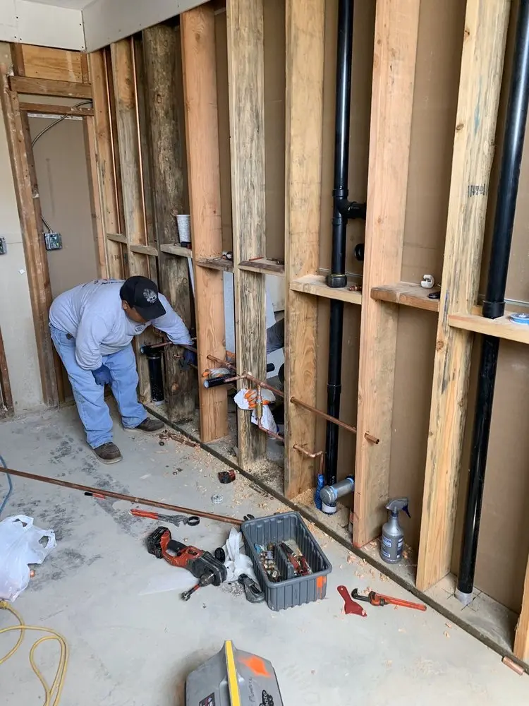 Commercial rough-in plumbing for Trenchless Sewer Repair in Oak Creek Village
